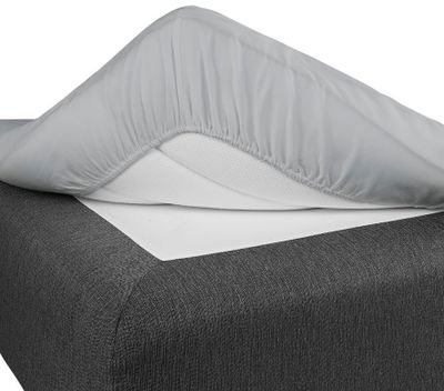 Dra på lakan Ljusgrå 105x200 Borganäs of Sweden