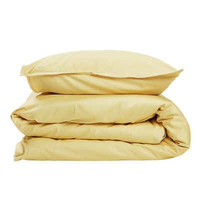 Bamboo Solid Gul Påslakan 150x210 Gripsholm