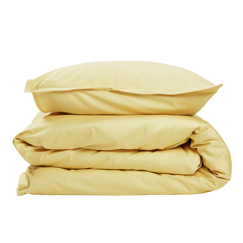 Bamboo Solid Gul Påslakan 150x210 Gripsholm