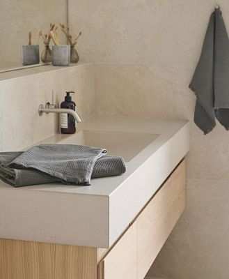 Haze Grå Badrumshandduk Frotté Borganäs of Sweden