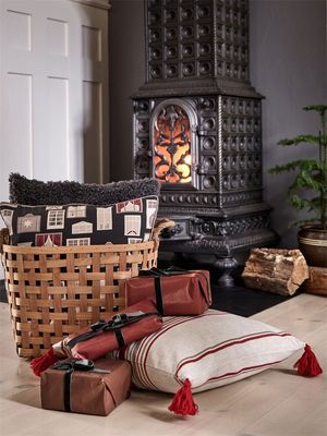 Bagge Grå Kuddfodral 45x45 Redlunds