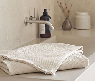 Haze Sand Badrumshandduk Frotté Borganäs of Sweden