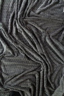 Fleecepläd Jaquard Grå 130x170 Kosta Linnewäfveri