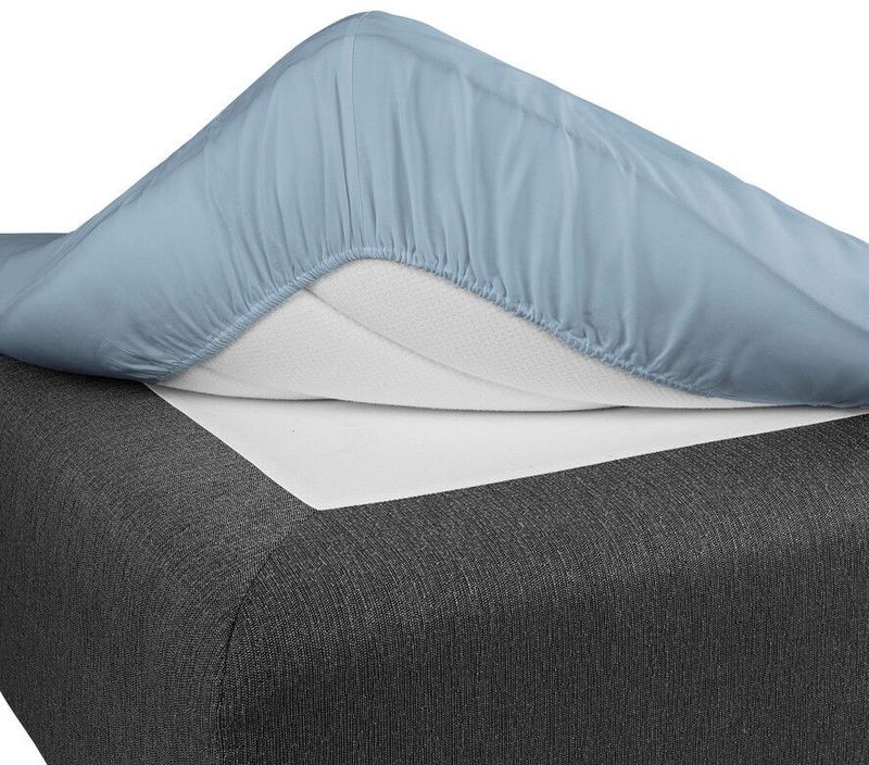 Dra på lakan Blå 90x200 Borganäs of Sweden