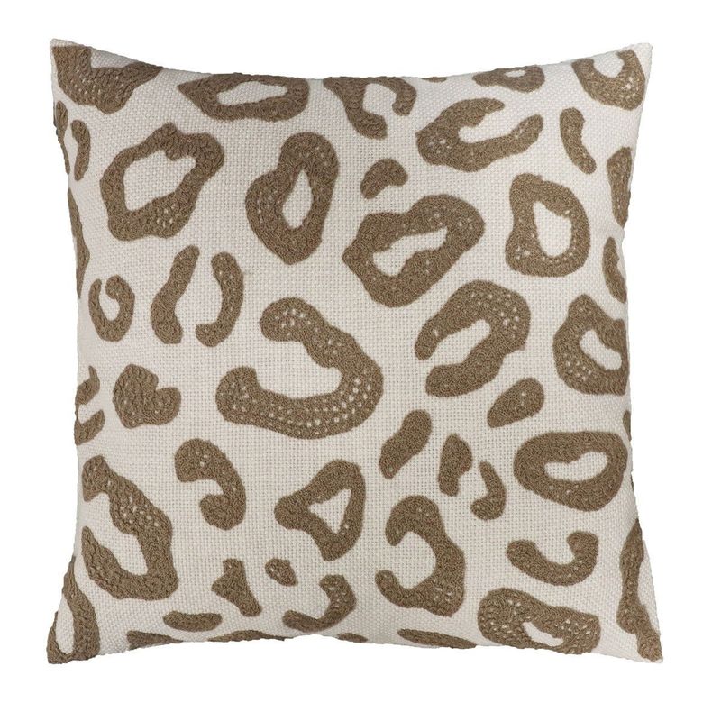 Harper Beige Leopard Kuddfodral 45x45 Redlunds