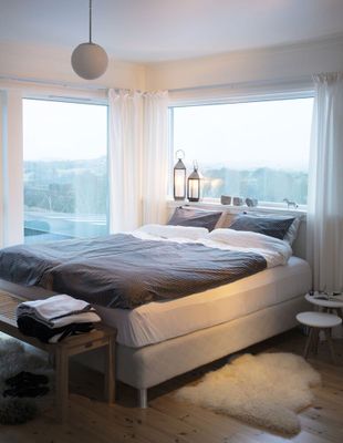 Ok Check Satin Bäddset Enkeltäcke 150x210 Kosta Linnewäfveri