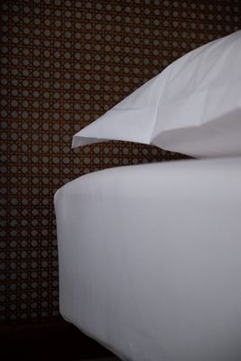 Egyptisk Bomull Dra på lakan Vit 105x200 Borganäs of Sweden