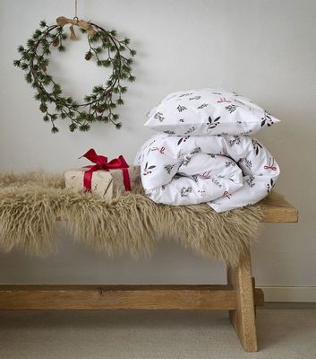 Julkvisten Röd Barn Bäddset Spjälsäng 100x130 Borganäs of Sweden