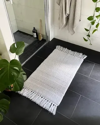 Milano Vit Badrumsmatta Classic Textile