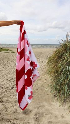 Badlakan Happy Rosa Beachfrotté 80x160 Redlunds