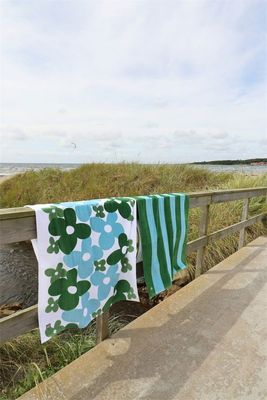 Badlakan Happy Grön Beachfrotté 80x160 Redlunds