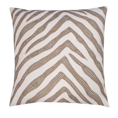 Hank Beige Zebra Kuddfodral 45x45 Redlunds