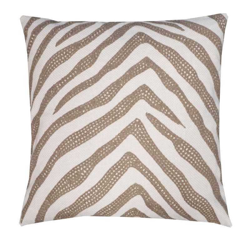 Hank Beige Zebra Kuddfodral 45x45 Redlunds