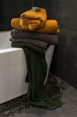 Diamond Badrumshandduk Frotté Mörkgrå Redlunds