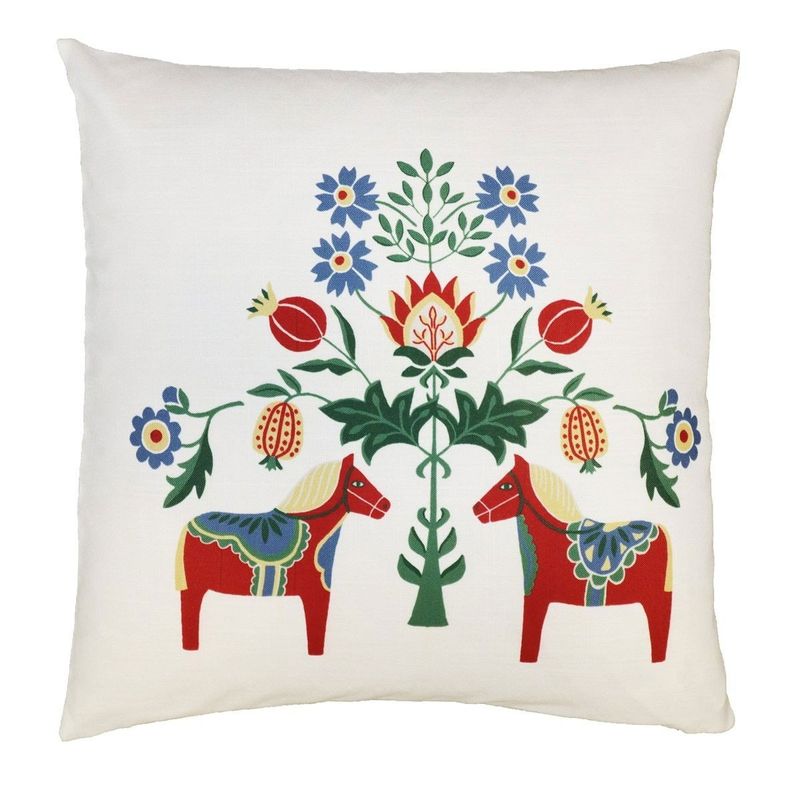 Leksand Multi Dalahäst Kuddfodral 45x45 Redlunds