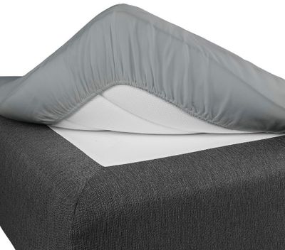 Dra på lakan Mörkgrå 180x200 Borganäs of Sweden
