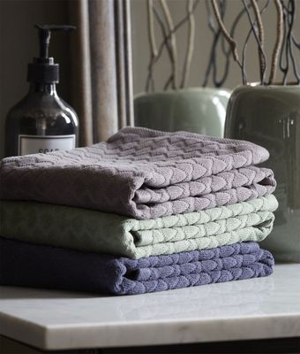 Diamond Badrumshandduk Frotté Grön Redlunds