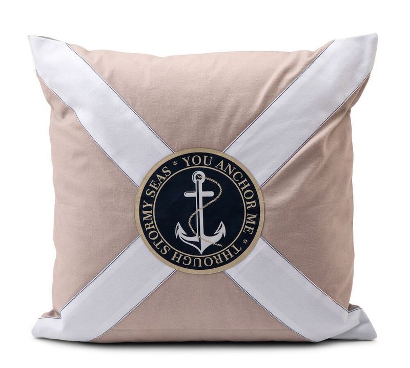 Vidar Sand Maritim Kuddfodral 50x50 Lord Nelson Victory