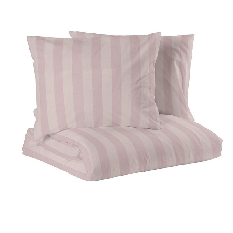 Hotell Mirage Bäddset Satin Rosa Dubbeltäcke 220x210 Redlunds