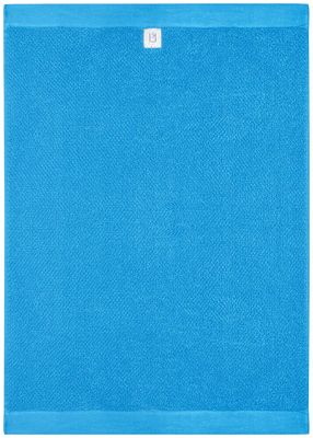 Badrumshandduk Strukturvävd Frotté Turkos Kosta Linnewäfveri