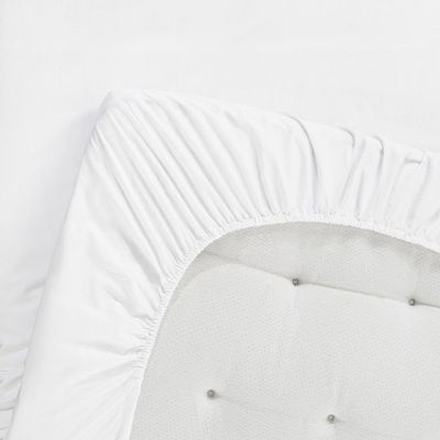 Egyptisk Bomull Dra på lakan Vit 105x200 Borganäs of Sweden