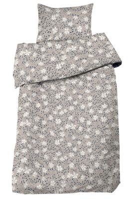 Hedvig Beige Blommigt Bäddset Enkeltäcke 150x210 Redlunds