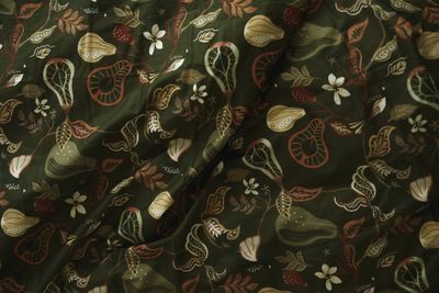 Bandene Grön Satin Bäddset Enkeltäcke 150x210 Kosta Linnewäfveri