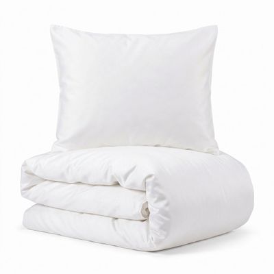 Bambu Bäddset Vit Enkeltäcke 150x210 Björk®