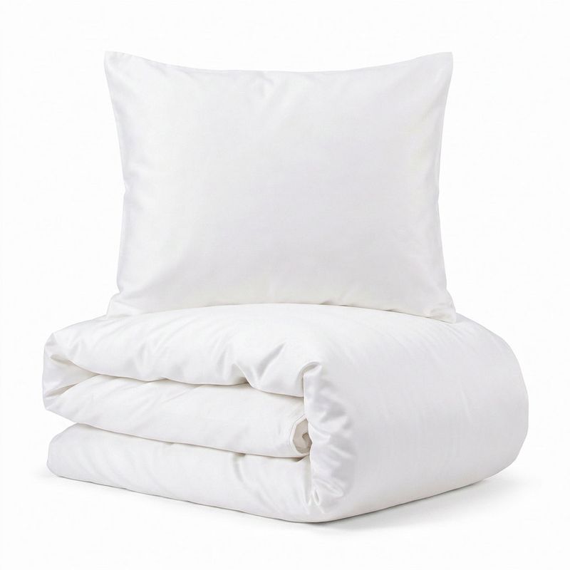 Bambu Bäddset Vit Enkeltäcke 150x210 Björk®