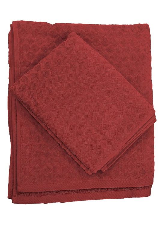 Diamond Badrumshandduk Frotté Mörkröd Redlunds