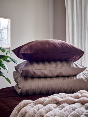 Hotell Örngott Mirage Satin Choklad 50x60 Redlunds