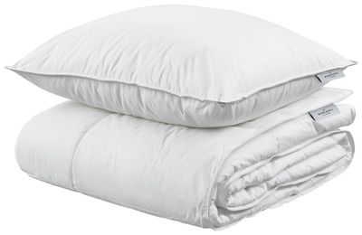 Hotellpaket Grå Standard - Täcke, kudde och bäddset