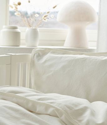 Enfärgat Vit Humble Bäddset Barn Spjälsäng 100x130 Borganäs of Sweden