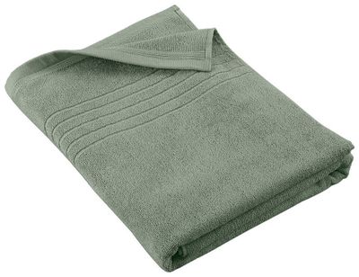 Helle Grön Badrumshandduk Frotté Borganäs of Sweden