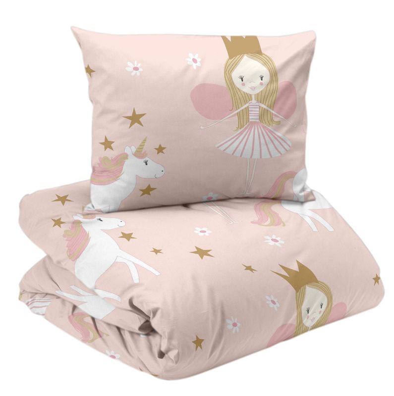 Nellie Prinsessa Rosa Barn Bäddset Enkeltäcke 150x210 Redlunds