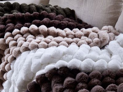 Brooklyn Grön Pläd 130x170 Redlunds