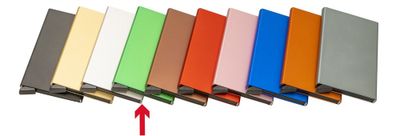 RFID Blocker wallet in aluminum