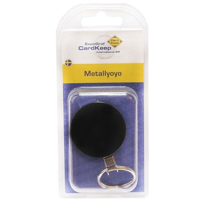 Yoyo Metal 43, black with key ring
