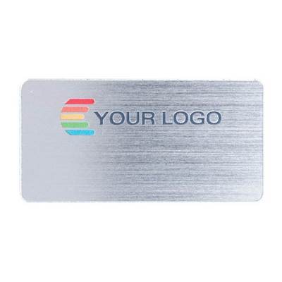 Namebadge, Plastic Basic, 60x30 mm