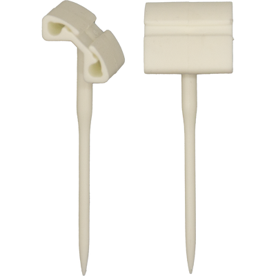 Price tag holder with spike