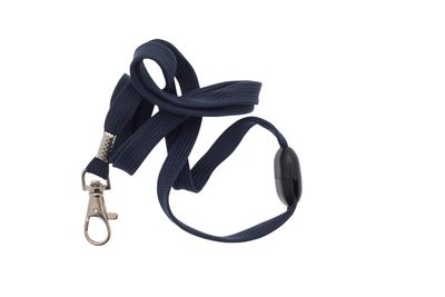 Lanyard, 9 mm, with break away and optional attachment