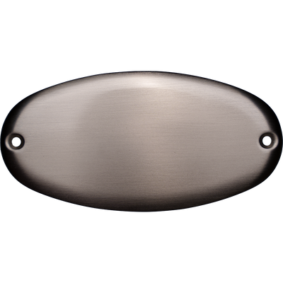 Dörrskylt Oval Förnicklad