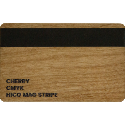 Wood card, Cherry