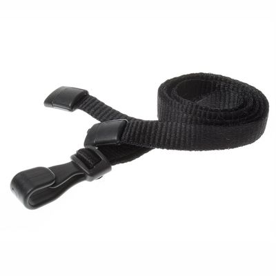 Lanyard, 10 mm, plastic hook