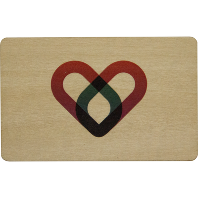 Wood card, Lime tree