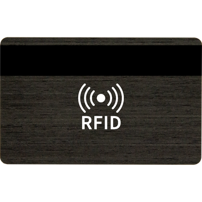 Wood card, Dark Black Walnut