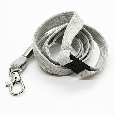 10 mm with rotatable "drop" hook + safety breakaway clasp