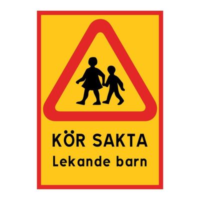 Plastic sign customized to your own design