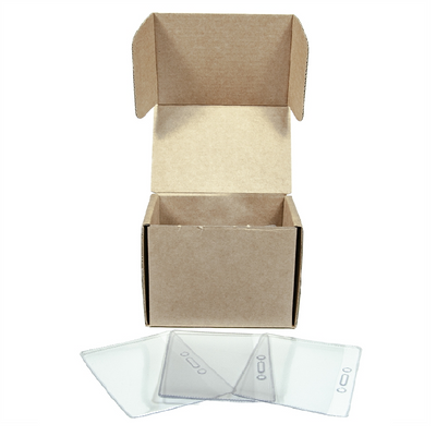 Plastic pocket horizontal, 93 x 59 mm