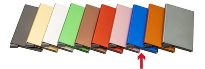 RFID Blocker wallet in aluminum